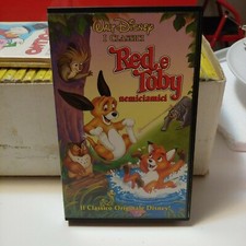 VHS I CLASSICI WALT DISNEY VS 4535 RED E TOBY NEMICIAMICI OLOGRAMMA TONDO 1995 