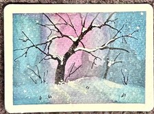 Acquerello originale Aceo di