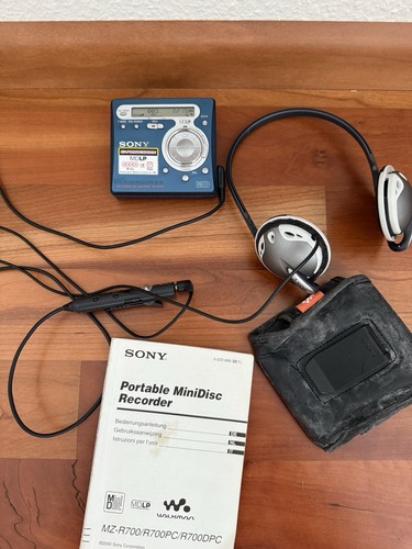 Sony walkman r700 minidisc - sony, mz-r700