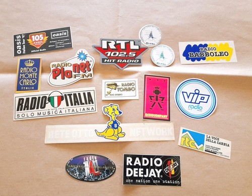 Lotto adesivi stickers - 15,