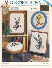 Libro modello punto croce contato Looney Tunes principianti di Nomis, 1987