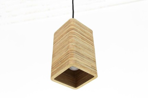Lampada legno paralume - in,