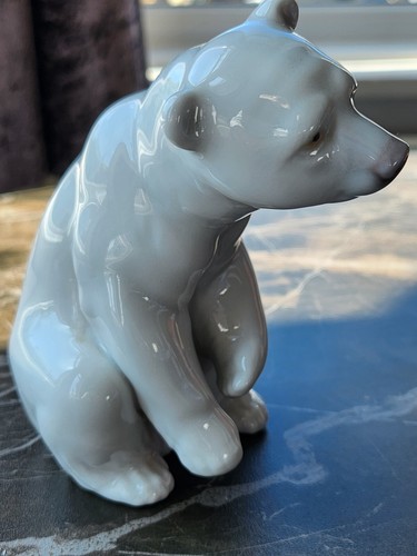 Statuina orso polare lladro - orso,