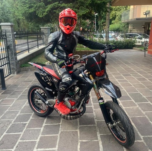 Tuta moto pelle - tuta, divisibile