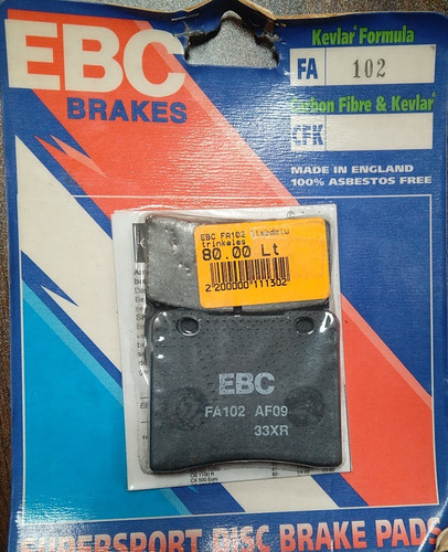 Brake pads 250 fgn - rg,