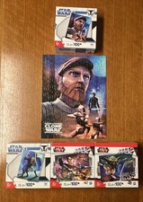 Lotto di 4 puzzle Star Wars Clone Wars 100 pezzi. 3 sono nuovi con scatola, 1 è aperto