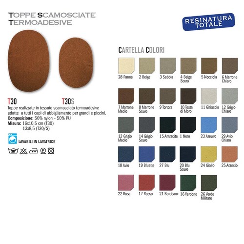 Toppe small scamosciate - toppe,
