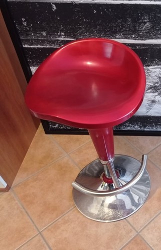 Sgabello rosso brandani - brandani, bar