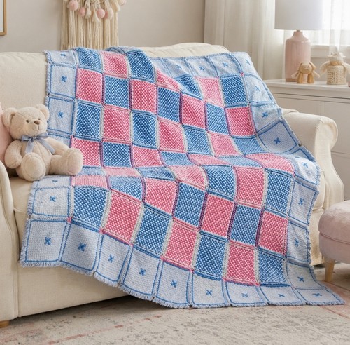 Coperta neonato all uncinetto - coperta,