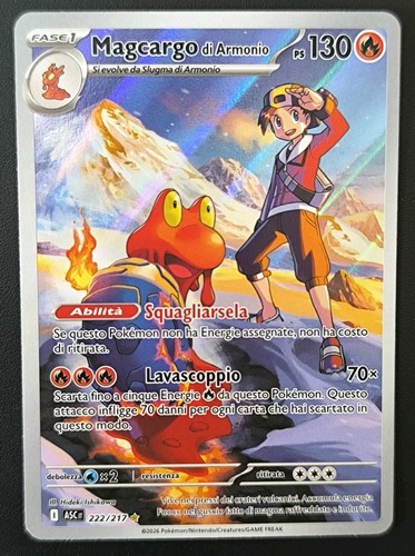 Carta pokemon magcargo - carta,
