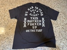 T-shirt maglietta manica corta nera grafica rialzata BXR Born X XL