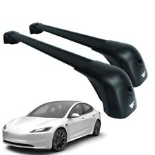 BARRE PORTATUTTO NERE ALLUMINIO FARAD COMPACT BLACK + PR25 TESLA MODEL 3 2017 