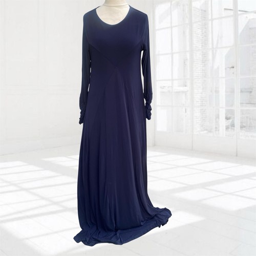 Maxi abito donna blu - , navy