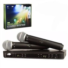 Il sistema microfonico wireless portatile Shure BLX288/PG58 viene fornito con 2 microfoni