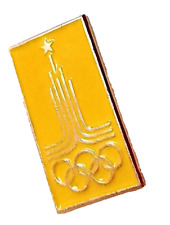 Olympiad 1980 Moscow Russian Ussr Urss souvenir pin badge spilla LOGO Stemma