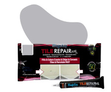 MagicEzy Tile RepairEzy: (grigio chiaro) - riparazione trucioli e fori in piastrelle di ceramica