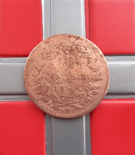 10 centesimi 1866 - (£),