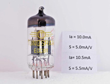 1x ECC81 TUNGSRAM TESTATO