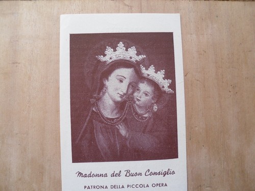 Santino madonna l buon - ,