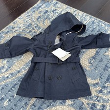 BURBERRY Trench con cappuccio