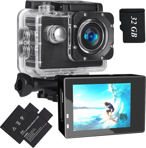 Action cam 1080p con - action, da