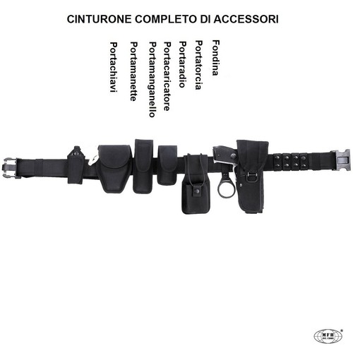 Cinturone completo fondina - di,