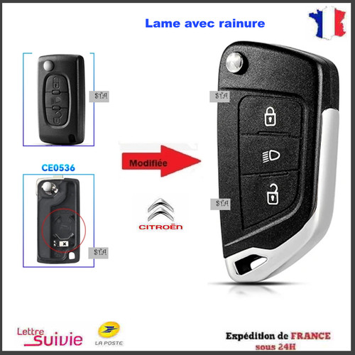 Coque clé plip modifié - coque,
