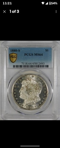 1880 morgan dollar - dollar, ms64