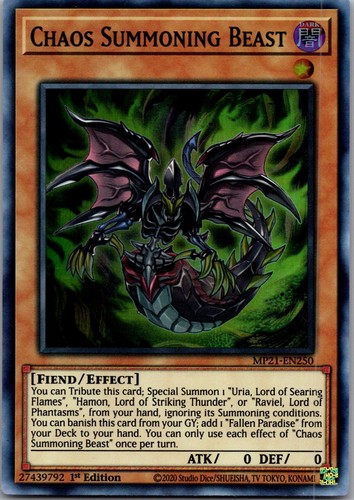 Chaos summoning beast - chaos,