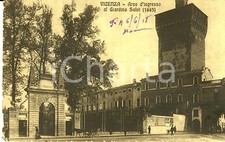 1918 VICENZA Arco d'ingresso al GIARDINO SALVI *Cartolina FP VG ANIMATA