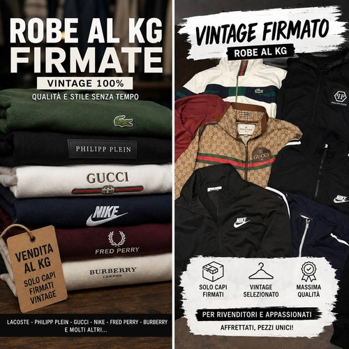 Stock vintage firmato - firmato, kg