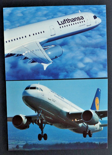 Cartolina postale aereo airbus - postale,