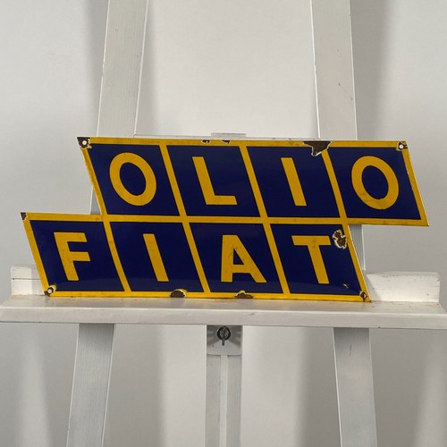 Fiat insegna pubblicitaria - insegna,