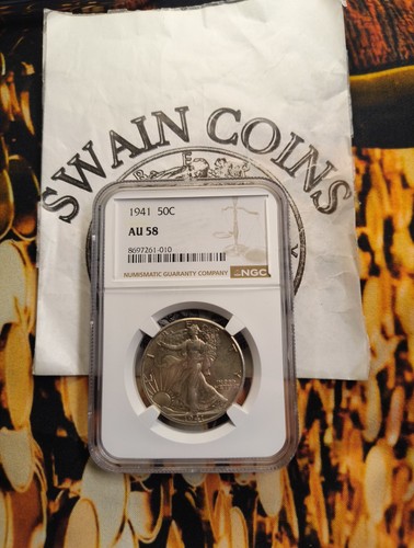 1941 walking liberty mezzo - 1941, d