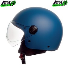 Casco demi jet blu opaco - demi,