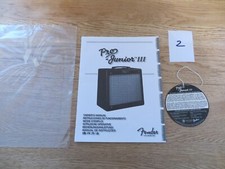 Fender Pro Junior III manuale