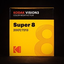 Kodak VISION3 Super 8 pellicola negativa a colori (200T/7213)