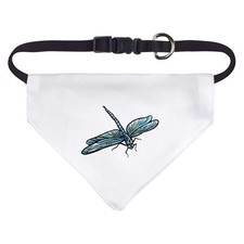 Bandana per cani/gatti/animali domestici 'Blue Dragonfly' (PD044737)