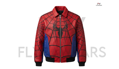 Giacca pelle uomo - , rossa