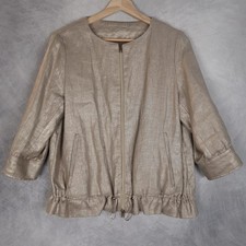 Herno Jacket Womens 40 Gold