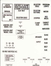 WURLITZER  1015  1080  JUKEBOX