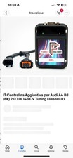 IT Centralina Aggiuntiva per Audi A4 B8 (8K) 2.0 TDI 143 CV Tuning Diesel CRS