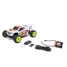 Losi LOS-1392T1 1:28 Micro-T 2S 2WD RTR Stadium Truck Brushless bianco
