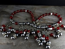 Collana corniola rossa ematite
