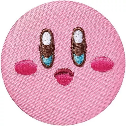 Kirby patch viso ricamata - patch,