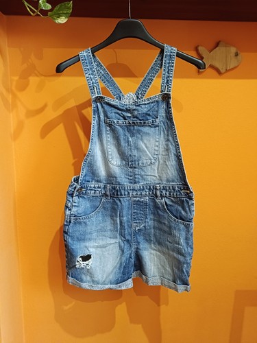 Salopette jeans corta - corta, denimco
