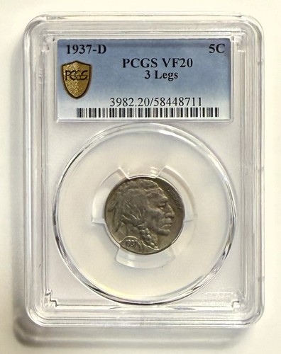 1937 gambe bufalo nichel - 1937-d,
