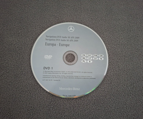 Dvd navigazione mercedes audio - dvd,