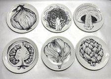 Raro set di 6 piatti vintage