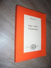 Zevi Bruno ; SAPER VEDERE